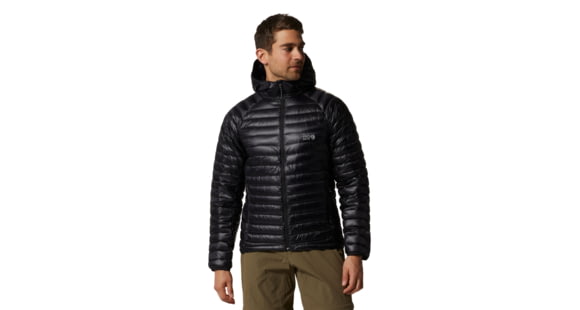 Mountain Hardwear Ghost Whisperer UL Hoody - Men's, Black, Extra Large, 1898881010-Black-XL