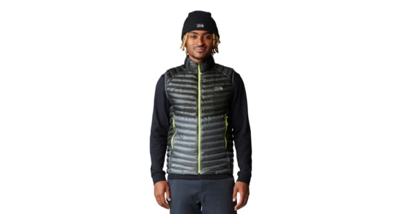 Mountain Hardwear Ghost Whisperer Vest - Men's, Volcanic/Foil, Large, 2104471007-L