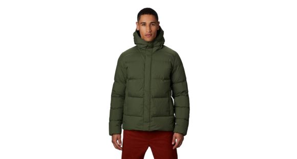 Mountain Hardwear Glacial Storm Jacket - Men's, Dark Army, Medium, OM7754304-M