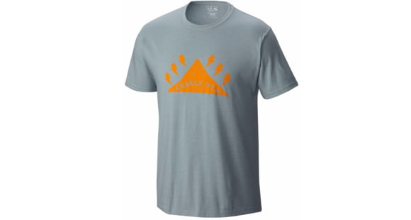 Mountain Hardwear Gnar Mountain Short Sleeve T - Men's-Heather Ice Shadow-XX-Large