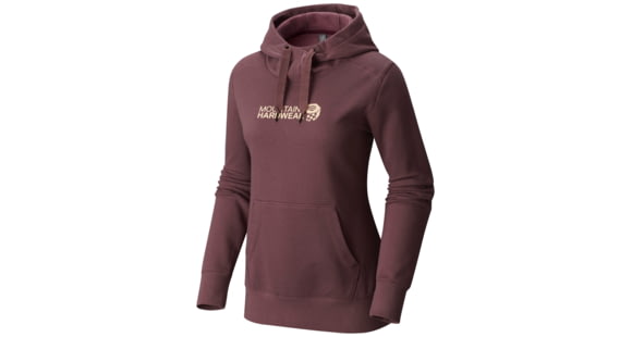 Mountain Hardwear Graphic Logo Pullover Hoody - Women's-Purple Plum-Small