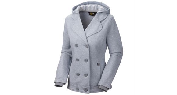 Mountain Hardwear Grettana Fleece Hoody - Women's-Tradewinds Grey-Medium