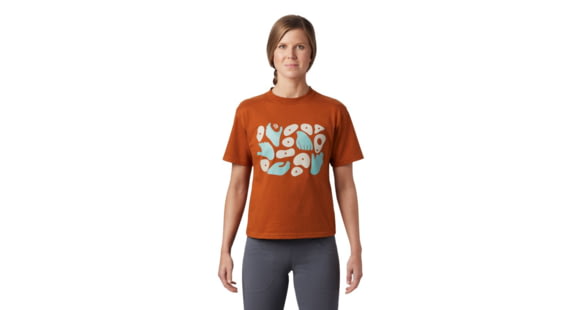 Mountain Hardwear Hand/Hold Short Sleeve Shirt - Womens, Rust Earth, Small, 1882371258-Rust Earth-S