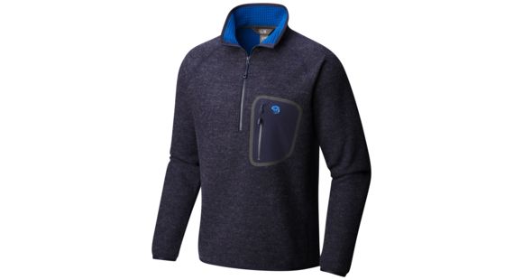 Mountain Hardwear Hatcher Half Zip Pullover - Men's, Dark Zinc, Medium, 1824661406-M