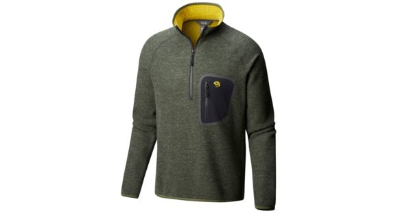 Mountain Hardwear Hatcher Half Zip Pullover, Surplus Green, XXL, 1824661347-XXL