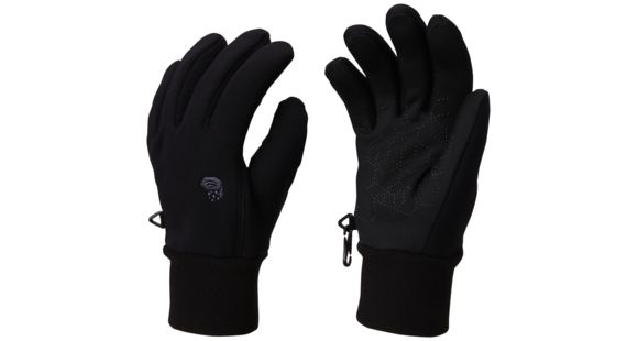 Mountain Hardwear Heavyweight Power Stretch Glove - Men's-Black-Large