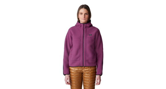 Mountain Hardwear HiCamp Fleece Hoody - Women's, Sugar Plum, Extra Large, 2104271527-XL