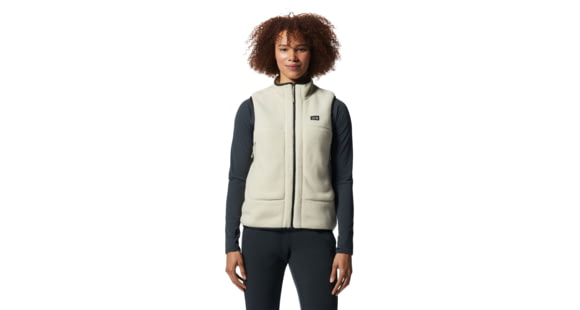 Mountain Hardwear HiCamp Fleece Vest - Women's, Medium, Wild Oyster, 2010031284-Wild Oyster-M