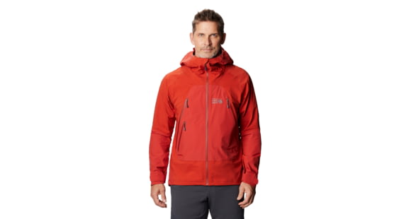Mountain Hardwear High Exposure Gore-Tex C-Knit Jacket - Men's, Desert Red, Large, OM7781831-L