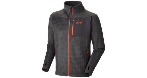 Mountain Hardwear Hoodless Monkey Man Grid Jacket - Men's-Shark-Large