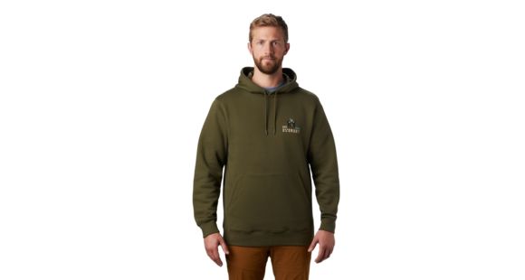 Mountain Hardwear Hotel Basecamp Pullover Hoody - Men's, Dark Army, Medium, 1881411304-M
