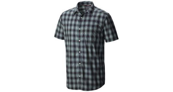 Mountain Hardwear IPA Short Sleeve Shirt - Men's-Thunderhead Grey-Large