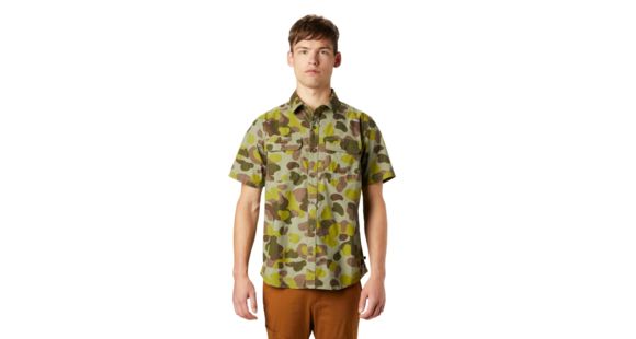 Mountain Hardwear J Tree Short Sleeve Shirt - Men's, Field Camo, Large, 1879051355-L
