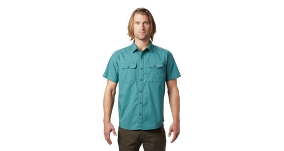 Mountain Hardwear J Tree Short Sleeve Shirt - Men's, Washed Turq, Large, 1879051447-L