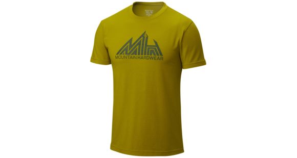 Mountain Hardwear Jagged MTN Short Sleeve T - Men's-Python Green-Large