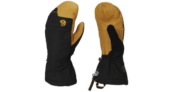 Mountain Hardwear Jalapeno Mitt - Men's-Desert Gold/Black-Small