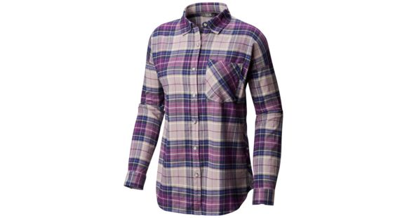 Mountain Hardwear Karsee Long Sleeve Flannel Shirt - Women's, Cosmos Purple, Medium, 1795361502-M