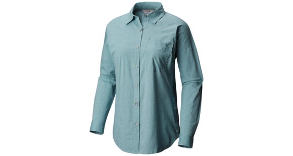 Mountain Hardwear Karsee Long Sleeve Shirt, Washed Out Blue, XL, 1795361416-XL