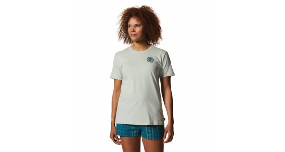 Mountain Hardwear Kea Earth Short Sleeve Tee - Women's, Cactus White, Large, 2025251384-Cactus White-L