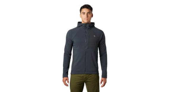 Mountain Hardwear Keele Hoody - Men's, Dark Storm, Small, OM8737004-S