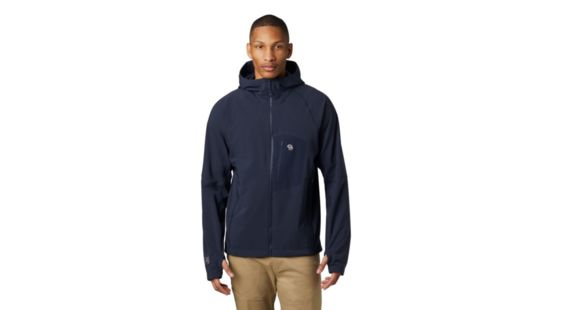 Mountain Hardwear Keele Hoody - Men's, Dark Zinc, 2XL, Long Inseam, OM7397406-L