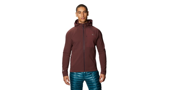 Mountain Hardwear Keele Hoody - Men's, Washed Raisin, Large, OM8737629-L