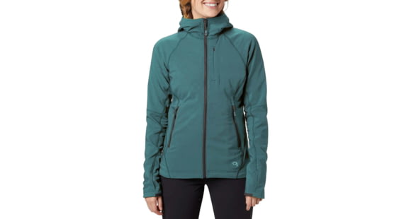 Mountain Hardwear Keele Hoody - Women's, Dive, Extra Small, OL7402468-XS
