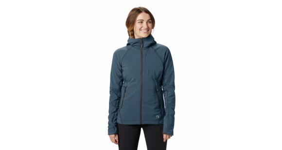Mountain Hardwear Keele Hoody - Women's, Zinc, Large, 1828371492-L