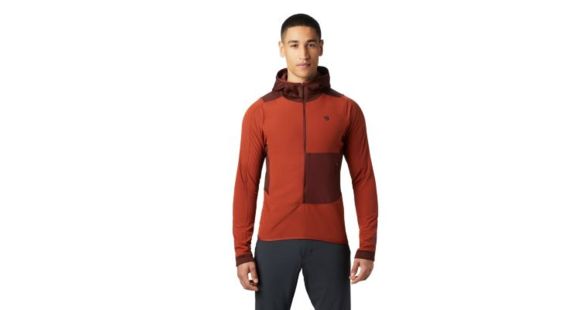 Mountain Hardwear Keele Hybrid Hoody - Men's, Rusted, Medium, 1854791801-M