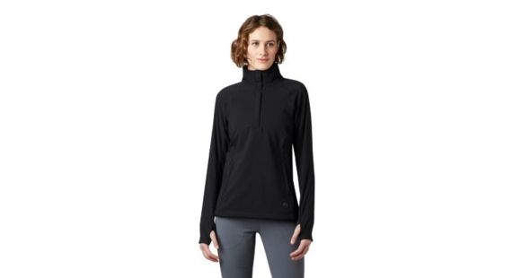 Mountain Hardwear Keele Pullover - Women's, Black, Small, 1828381010-S