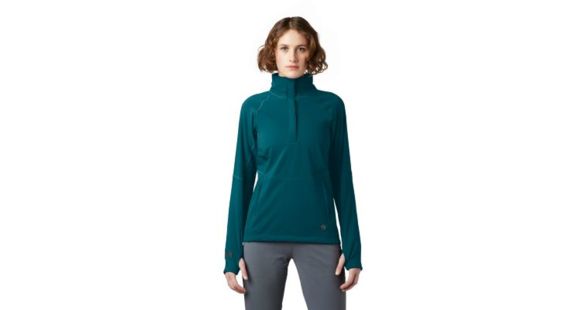 Mountain Hardwear Keele Pullover - Women's, Dive, Small, 1828381468-S