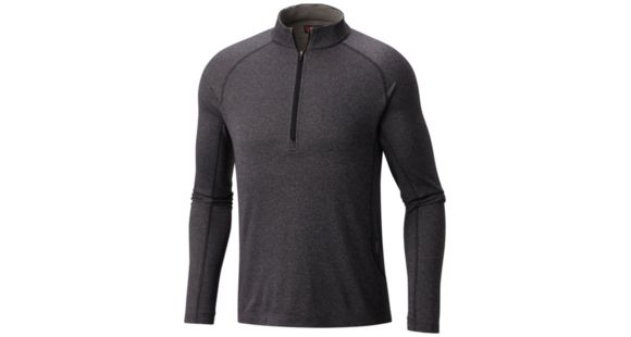 Mountain Hardwear Kinetic Long Sleeve 1/2 Zip - Men's, Shark, XXL, 1768551011-XXL