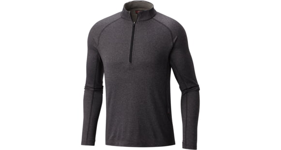 Mountain Hardwear Kinetic Long Sleeve 1/2 Zip - Men's-Shark-Large