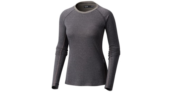 Mountain Hardwear Kinetic Long Sleeve Crew - Women's, Shark, XS, 1768571011-XS