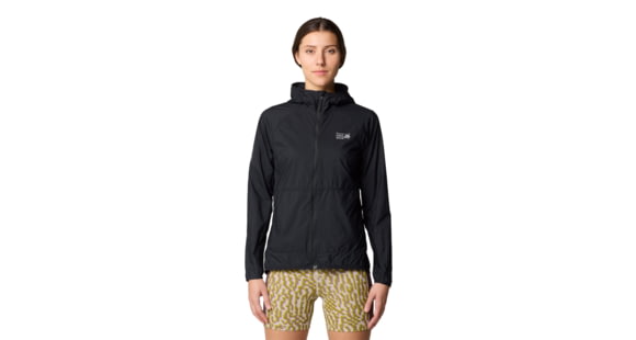 Mountain Hardwear Kor Airshell Hooded Jacket - Women's, Black, L, 190423039821