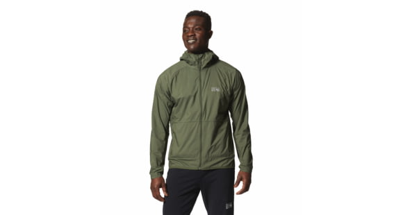 Mountain Hardwear Kor AirShell Hoody - Men's, Surplus Green, Large, 1985031347-Surplus Green-L