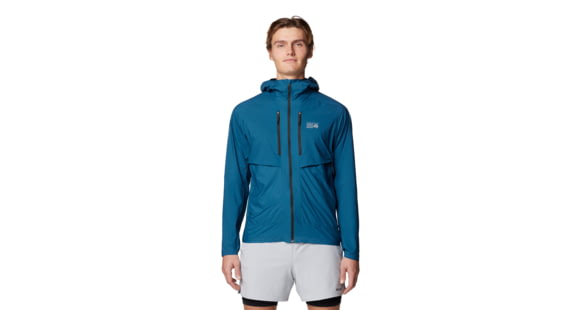 Mountain Hardwear Kor AirShell Hybrid Hooded Jacket - Men's, Dark Caspian, XL, 190423029471