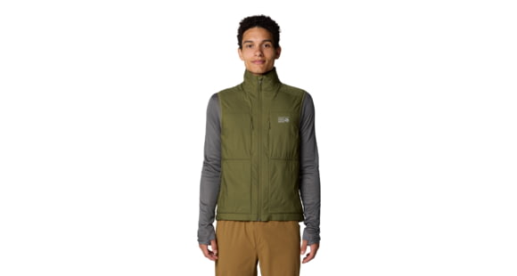 Mountain Hardwear Kor AirShell Warm Vest - Men's, Combat Green, 3XxR, 2092141-353-L
