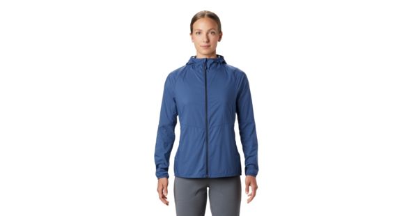 Mountain Hardwear Kor Preshell Hoody - Women's, Better Blue, Small, 1828391452-S
