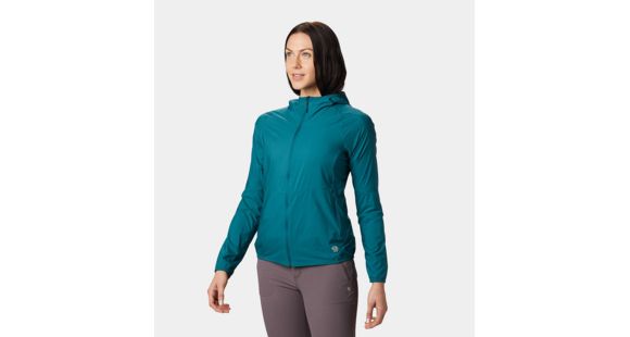 Mountain Hardwear Kor Preshell Hoody - Women's, Dive, Medium, 1828391468-M