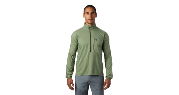 Mountain Hardwear Kor Preshell Pullover - Men's, Field, Large, 1828221354-L