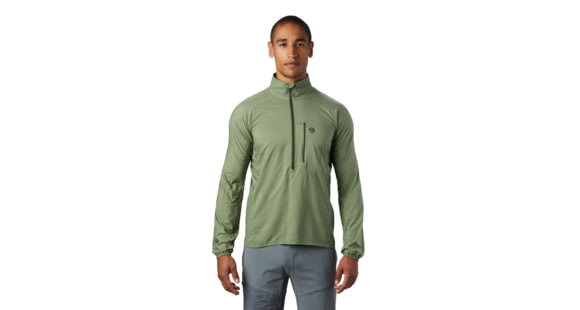 Mountain Hardwear Kor Preshell Pullover - Mens, Field, Small, 1828221354-Field-S