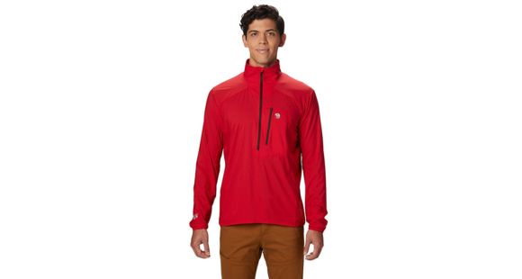 Mountain Hardwear Kor Preshell Pullover - Men's, Racer, Large, 1828221637-L