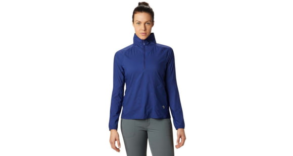 Mountain Hardwear Kor Preshell Pullover - Womens, Dark Illusion, Medium, 1828401568-M