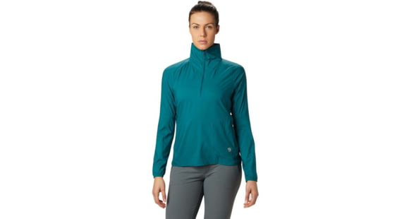 Mountain Hardwear Kor Preshell Pullover - Womens, Dive, Medium, 1828401468-M
