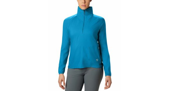 Mountain Hardwear Kor Preshell Pullover - Women's, Electric Sky, Medium, 1828401434-M