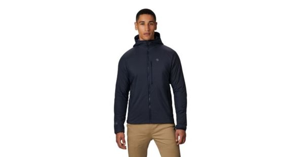 Mountain Hardwear Kor Strata Hooded Jacket - Men's, Dark Zinc, Extra Large, 1851471406-XL