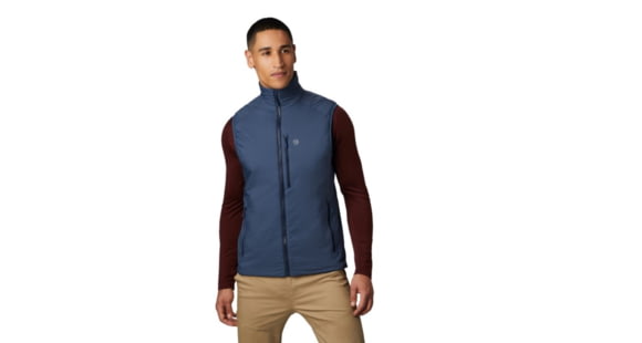 Mountain Hardwear Kor Strata Vest - Men's, Zinc, Medium, OM8171492-M