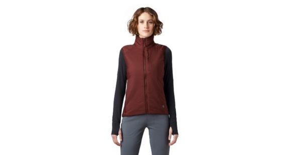 Mountain Hardwear Kor Strata Vest - Women's, Dark Umber, Large, 1851571259-L