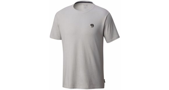 Mountain Hardwear Logo Graphic Short Sleeve T - Men's-Heather Grey Ice-Small
